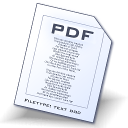 File Types Pdf Icon 256x256 png